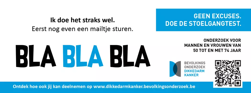 Afbeelding van de emailbanner van de Blablabla campagne