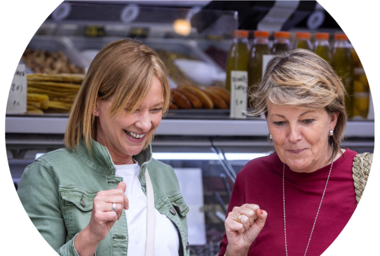 Vrouwen op de markt