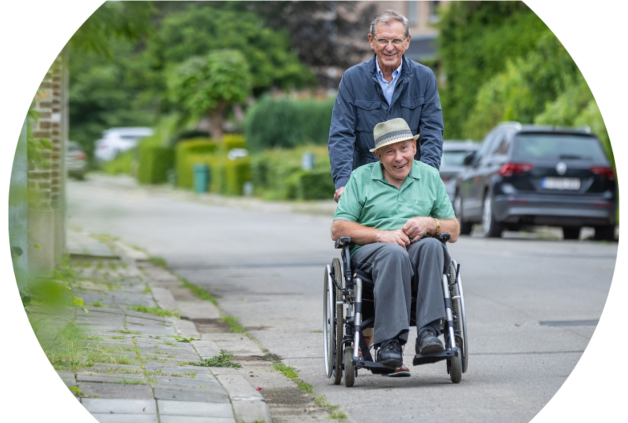 Man in de rolstoel